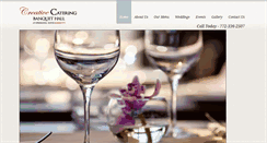 Desktop Screenshot of creativecateringbh.com