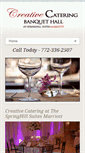Mobile Screenshot of creativecateringbh.com